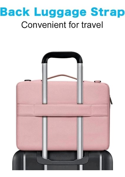 Mosıso 360 Koruyucu Laptop Omuz Çantası 16 Inch Pembe fırsatları