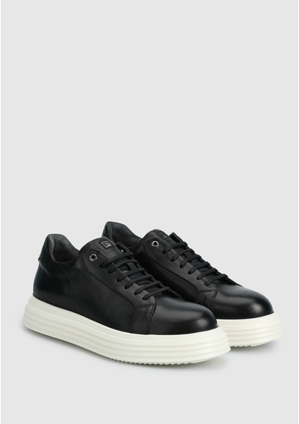 Siyah Deri Erkek Sneaker fiyatları