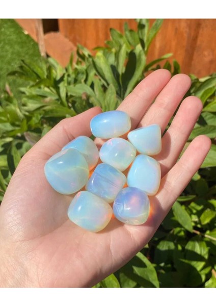 Opalit (Opal ) (Ay Taşı) Tamburlanmış Doğal Taş Sertifikalı