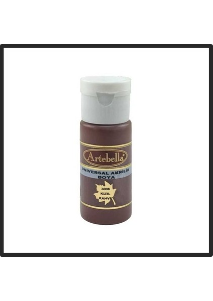 Akrilik Boya Kızıl Kahve 30ML - 2 Adet