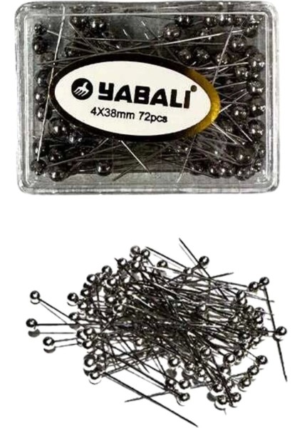 Toplu Iğne Siyah 72'li 4X38 mm