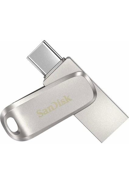 Sandisk Ultra Dual Drive Luxe USB Bellek 128 GB Silver