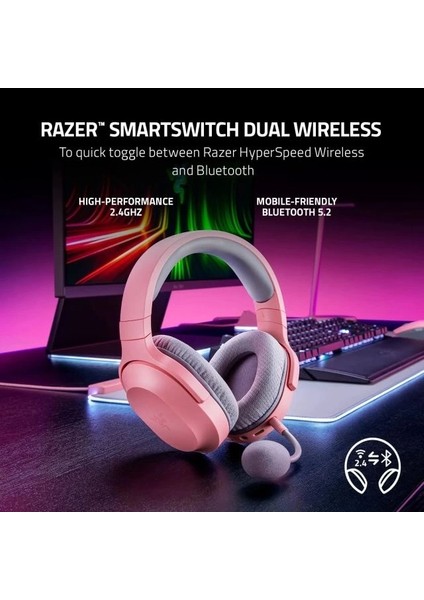 Barracuda Kablosuz Oyun Kulaklığı Pembe Barracuda x Kulaklık fiyatları