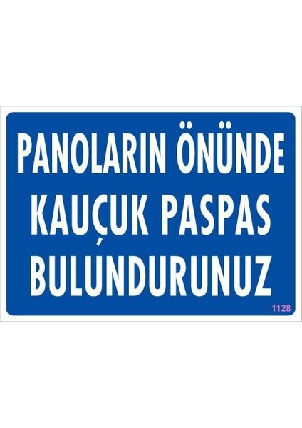 Elektrik Panosu Levhası 25X35 KOD:1128