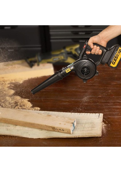 Cat DX91B 18VOLT Profesyonel Devir Ayarlı Üfleyici + 5 Parça Aksesuar (Akü Dahil Değildir)