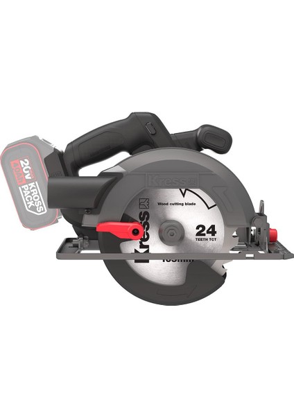 KUE12.9 20VOLT 165 mm Kömürsüz Profesyonel Daire Testere (Akü Dahil Değildir)