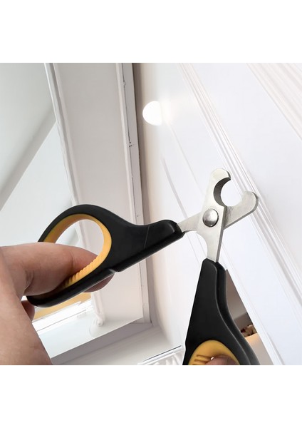 Kedi Köpek İçin Paslanmaz Çelik Uçlu Ergonomik Tırnak Makası