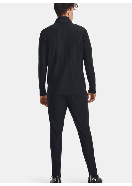 Siyah Erkek Fermuarlı Yaka Normal Kalıp Eşofman Takımı 1379592-001 Ua M's Ch. Tracksuit