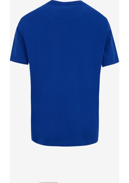 Bisiklet Yaka Baskılı Saks Erkek T-Shirt J5SM-TST7328 fiyatları