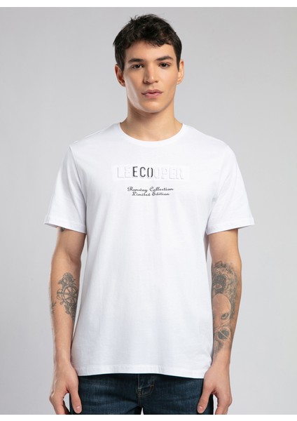 Bisiklet Yaka Beyaz Erkek T-Shirt 252 Lcm 242032 Desav Beyaz fiyatları