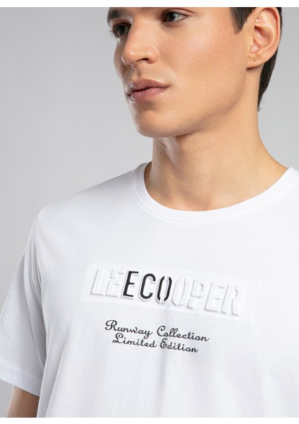 Bisiklet Yaka Beyaz Erkek T-Shirt 252 Lcm 242032 Desav Beyaz modelleri