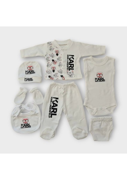 Baby Marka Kyrl Desen Yedili Set 0-6 Ay