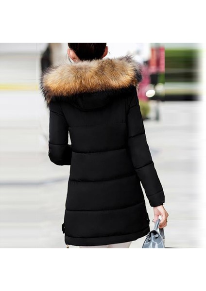 Kışlık Kürk Yaka Şişme Kadın Mont fiyatları