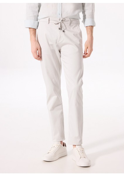 Bağlamalı Bel Normal Paça Taş Erkek Chino Pantolon F5SM-PNT 2447