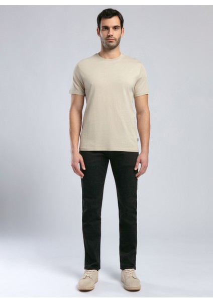 Normal Bel Straight Erkek Denim Pantolon 252 Lcm 121045 Harry Stay Black