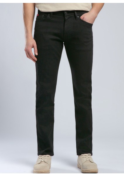 Normal Bel Straight Erkek Denim Pantolon 252 Lcm 121045 Harry Stay Black fiyatları