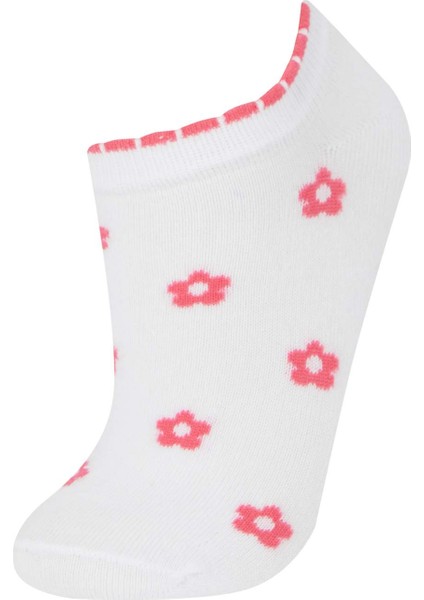 Kız Çocuk 7'li Pamuklu Patik Çorap E6060A8NS modelleri