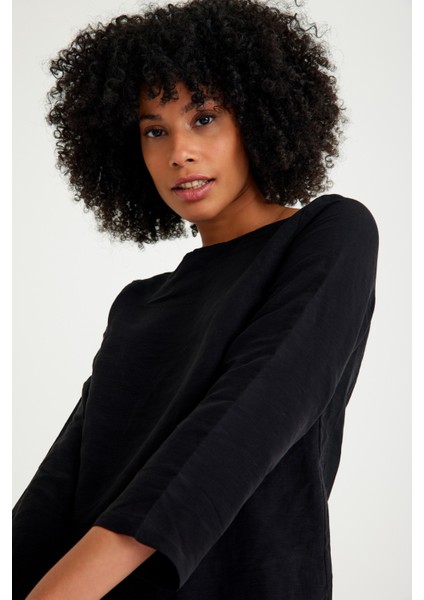 Keten Günlük Rahat Beli Kemerli Kadın İkili Takım Alt Üst fırsatları