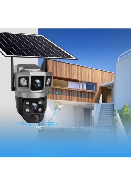 Int- cmr 51 Çift Kameralı Solar Panelli Uygulama Kontrollü Güvenlik Kamerası modelleri