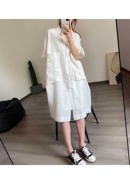 Cep Detaylı Mini Salaş Elbise fırsatları