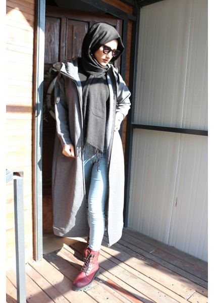 Günlük Kışlık Tam Boy Kadın Tesettür Ceket