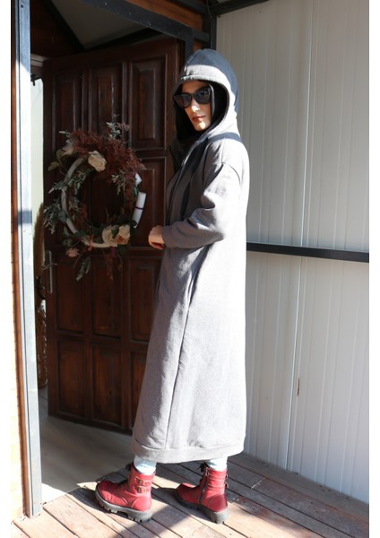 Günlük Kışlık Tam Boy Kadın Tesettür Ceket