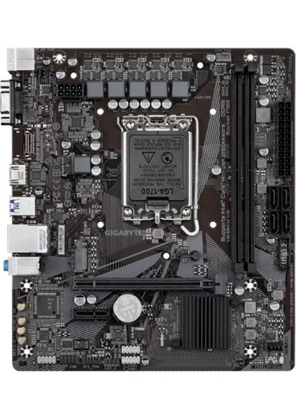 Gıgabyte H610M-H-V2 Ddr5 5600MHZ 1xvga 1xhdmı 1xm.2 USB 3.2 Matx 1700P (12. / 13. ve 14. Nesil Işlemci Uyumlu)