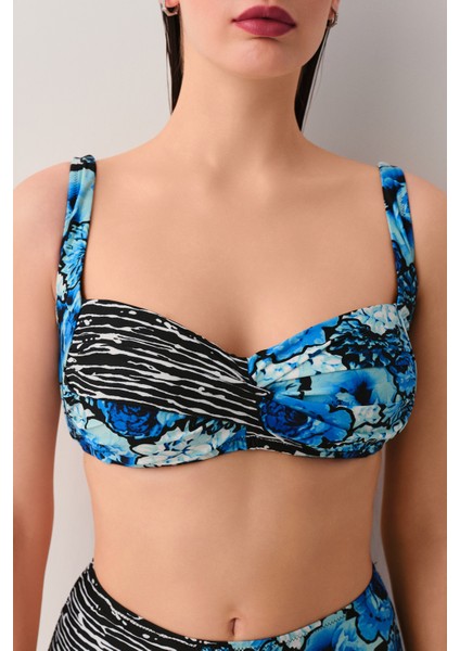 Azure Drapeli Bikini Üst modelleri