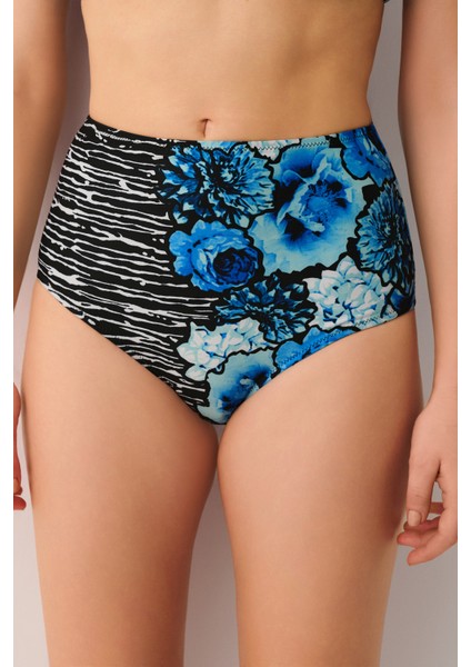 Azure Yüksek Bel Bikini Alt