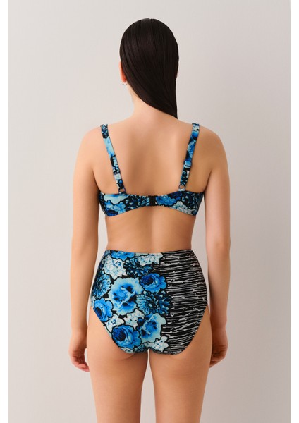 Azure Yüksek Bel Bikini Alt