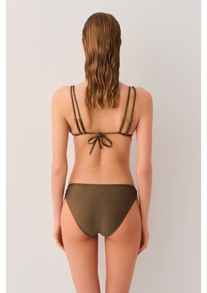 Olivia Aksesuarlı Üçgen Bikini Üst