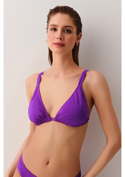 Üçgen Bikini Üst