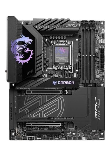 Msı Mpg Z890 Carbon Wıfı Ddr5 9200MHZ 1xhdmı 5xm.2 Atx 1851P (Intel Ultra Processors Serıes 2)
