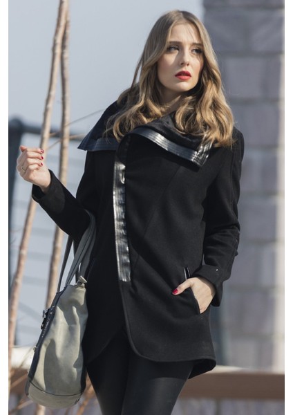 Toridas Günlük Kışlık Kaşmir Yaka Kadın Kaban 821SIYAH fiyatları