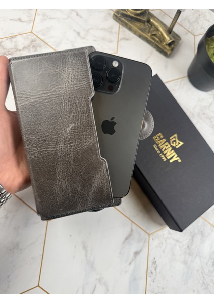 Telefon Bölmeli Tutamaçlı Büyük Bölmeli Gri Cüzdan fiyatları
