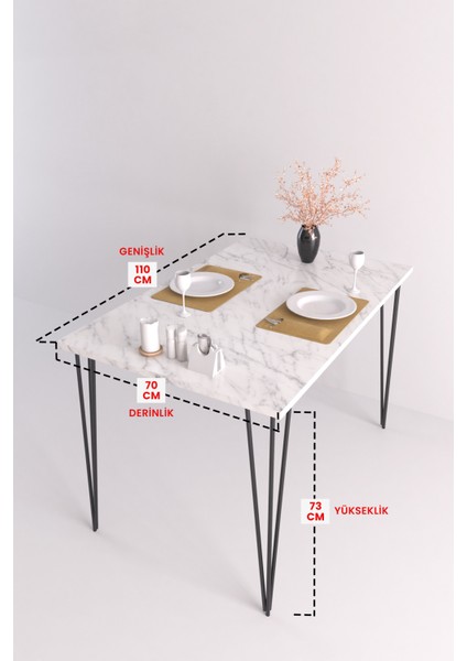 4 Sandalyeli Mutfak Takımı 110 x 70 cm Yemek ve Balkon Masası modelleri