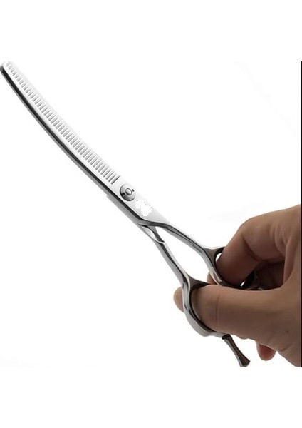 Köpek Bakım Makası Profesyonel, Fems65Ppc Inç Kavisli Inceltme Makası, Son Derece Keskin Bıçaklar, 440C Çelik Inceltme Makası, Fenice Inceltme Oranı% 25-% 30 fiyatları