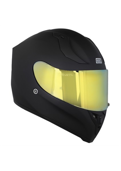 Strada Mat Siyah Kask ( Güneş Vizörlü )