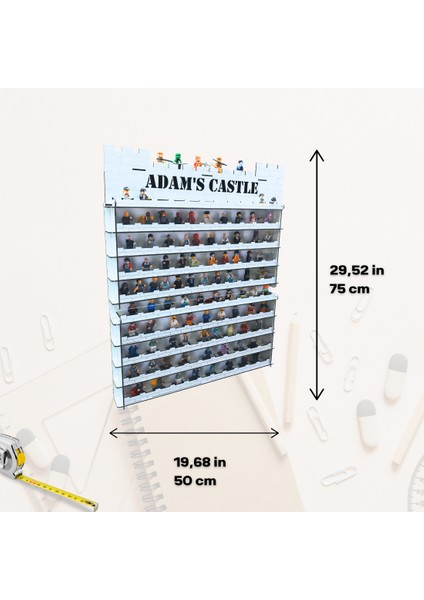 180 Mini Figür Vitrin Dolabı,pleksi Kapaklı Minyatür Figürler,akrilik Kapaklı Oyuncak Rafı, Küçük Aksiyon Figür Rafı