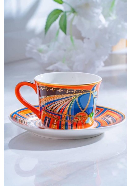 Ranger Tek Kişilik Çay Fincanı Desen3