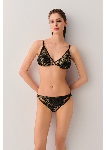 Meduse Yanı Detaylı Bikini Alt