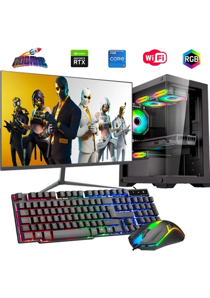 I5 14400F 16GB Ddr4 1tb M2 8gb RTX3050 24" Monitörlü (Gaming Set)