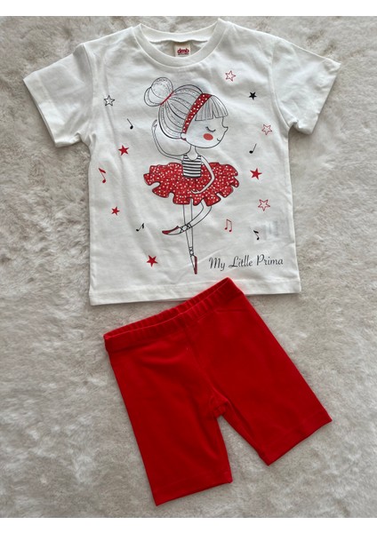 Balerin Kız Kısa Taytlı Kısakollu Takım modelleri