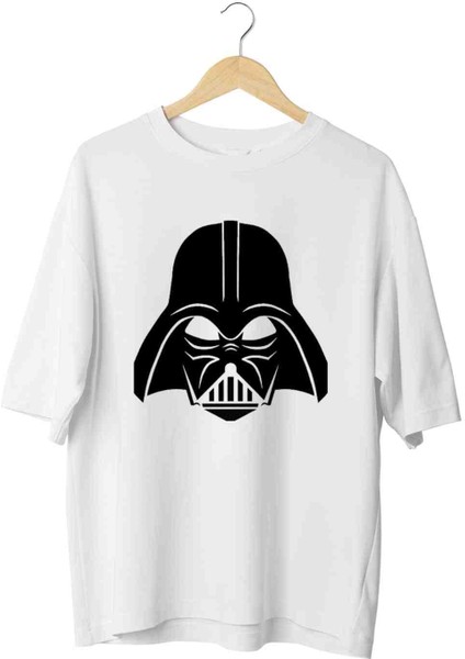 Darth Vader Baskılı Oversize Tshirt