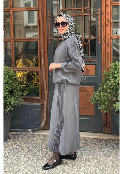 Keten Etekli Takım 37009 Gri fiyatları