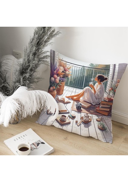 Bohem Desen Çift Taraflı Dijital Baskı Kırlent Kılıfı (Bohem Cushion Cover) fiyatları
