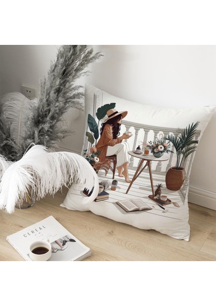 Bohem Desen Çift Taraflı Dijital Baskı Kırlent Kılıfı (Bohem Cushion Cover) fiyatları