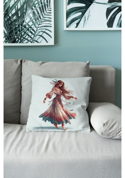 Bohem Desen Çift Taraflı Dijital Baskı Kırlent Kılıfı (Bohem Cushion Cover) fiyatları