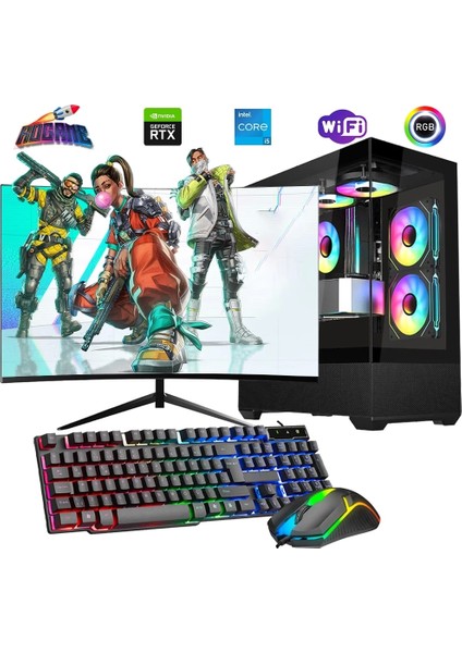 I5 14400F 16GB Ddr4 1tb M2 12GB RTX4070 24" 100Hz Monitörlü Oyun Bilgisayarı