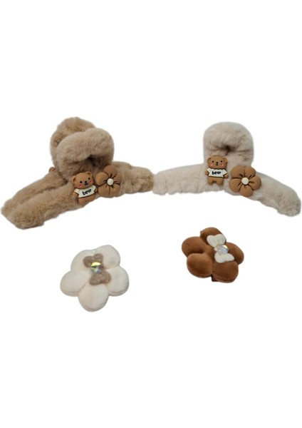 Peluş Çiçek ve Ayıcık Fig. 2 Renk Mandal Toka Papatya Fig. 2 Renk Pens Toka 4 Lü Set